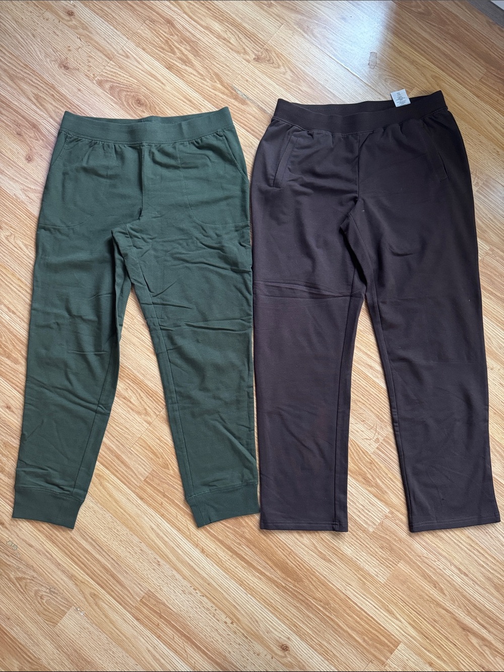 D&Co. Olive and Dark Brown Pull-On Jogger Pants 🔅 SP
